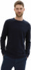 Tom Tailor Structured Crew férfi pulóver