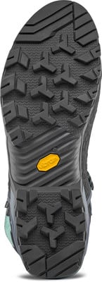Schuhsohle mit ausgeprägtem Profil und Vibram-Logo für guten Halt. Schuhsohle mit ausgeprägtem Profil und Vibram-Logo für guten Halt.