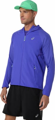 Asics Road Windjacke mit Kapuze