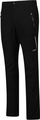 Schwarze Outdoorhose mit CMP-Logo und Reflektorstreifen. Schwarze Outdoorhose mit CMP-Logo und Reflektorstreifen.