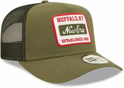 New Era State Patch Green A-Frame Trucker felnőtt baseball sapka
