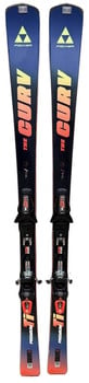 Fischer Ski mit RS11 Bindung, Schriftzug THE CURVY und Fischer Logo.