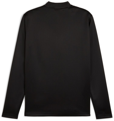 Schwarzes Herren-Sweatshirt mit langen Ärmeln und Stehkragen mit Reißverschluss. Schwarzes Herren-Sweatshirt mit langen Ärmeln und Stehkragen mit Reißverschluss.