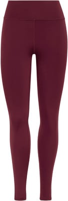 Damen-Leggings in Weinrot mit hohem Bund, ideal zum Trainieren. Damen-Leggings in Weinrot mit hohem Bund, ideal zum Trainieren.