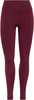 Damen-Leggings in Weinrot mit hohem Bund, ideal zum Trainieren.