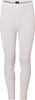 Damen-Thermoleggings in Rosa mit feinem Muster und Markenlogo.