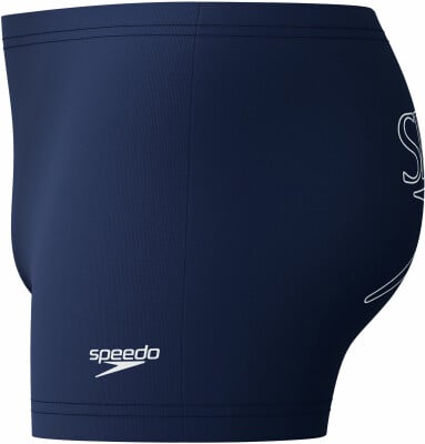 Speedo Endurance+ Logo Aqua Badehose mit Bein Speedo Endurance+ Logo Aqua Badehose mit Bein