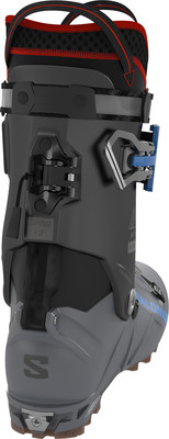 Ein Salomon Skischuh mit verstellbarem Spine-System. Ein Salomon Skischuh mit verstellbarem Spine-System.