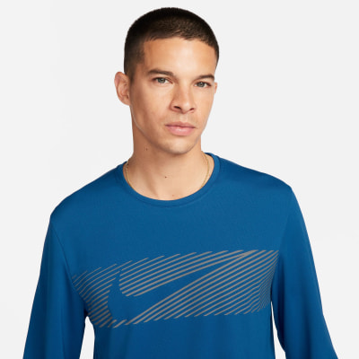 Nike UV Miler Flash langarm Laufshirt
