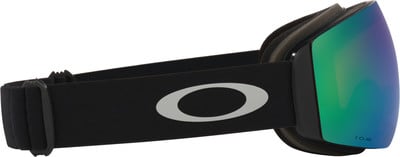 Schwarze Oakley Skibrille mit reflektierendem Logo und Spiegellinse. Schwarze Oakley Skibrille mit reflektierendem Logo und Spiegellinse.