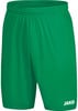 Grüne Shorts mit weißem JAKO-Logo am rechten Bein.