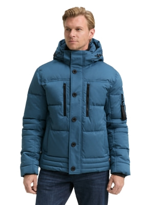 Tom Tailor Pufferjacke férfi kapucnis kabát