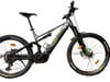 Ein E-Mountainbike mit Federung und dem Intersport Pachleitner Logo.