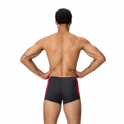 Speedo Solid Splice Aquasho Badehose mit Bein Speedo Solid Splice Aquasho Badehose mit Bein