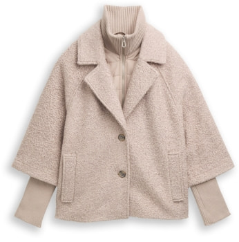 Tom Tailor Boucle Cape női kabát