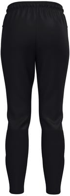 Schwarze Hose mit elastischem Bund und schmal zulaufenden Beinen. Schwarze Hose mit elastischem Bund und schmal zulaufenden Beinen.