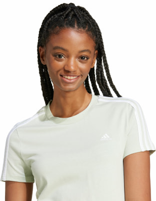 adidas Loungewear Essentials Slim 3-Streifen T-Shirt