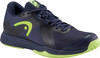 Herren-Tennisschuh Head Sprint Team 4.5 in Dunkelblau mit neongrünem Logo.