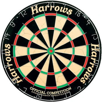 Harrows Sisal Board Competition Dartscheibe