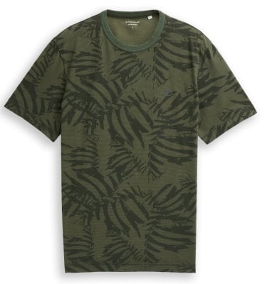 Tom Tailor Wash Allover Pr. férfi póló