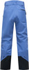 Blaue Skihose mit schwarzen Beinabschlüssen und RECCO-Logo.