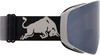 Skibrille mit Red Bull Logo und grauem Band.