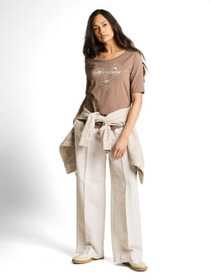 Tom Tailor Crew Neck Woman Print női póló