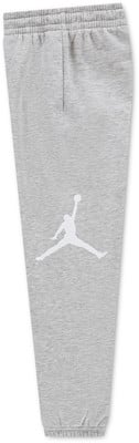 Graue Jogginghose mit Jordan Jumpman Logo auf dem Bein. Graue Jogginghose mit Jordan Jumpman Logo auf dem Bein.