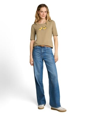 Tom Tailor Crew Neck Woman Print női póló