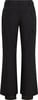 Schwarze Cargohose mit Oberschenkeltaschen und elastischen Beinabschlüssen.