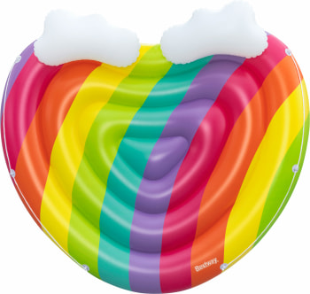 Bestway Badeinsel Regenbogen Luftmatratze