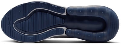 Sötétkék Nike cipő talpának nézete logóval Sötétkék Nike cipő talpának nézete logóval