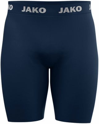 Dunkelblaue Herrenunterwäsche der Marke JAKO mit Logo auf dem Bund.