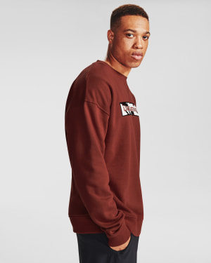 Rival Fleece Camo Oberteil mit Rundhalsausschnitt und Schriftzug