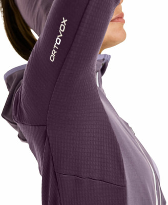 Ortovox Fleece Grid Fleecejacke mit Kapuze