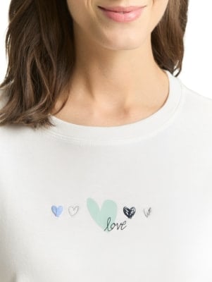 Tom Tailor Boxy Crew Neck női póló Tom Tailor Boxy Crew Neck női póló