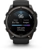 Die Garmin Smartwatch zeigt eine Schlaf-Score von 96 bei 8 Stunden und 15 Minuten an.