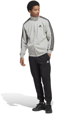 adidas Basic 3-Streifen French Terry Trainingsanzug