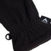 Schwarze Fleecehandschuh mit McKinley-Logo und Schlaufe.