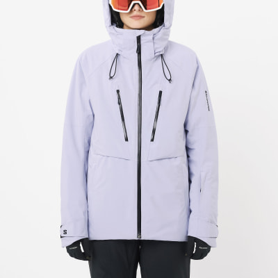 Salomon Brillant Skijacke mit Kapuze