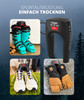 Skischuhe, Handschuhe und Laufschuhe mit Lenz Trockner.