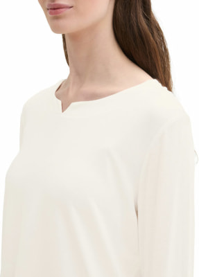 Tom Tailor TOM TAILOR Crew Neck Fabric Női L/S póló