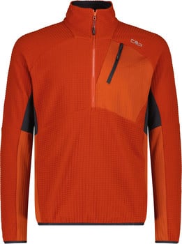 CMP Sweat Fleecesweater mit 1/4 Z Grid Tech