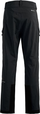 Schwarze Outdoor-Hose mit Gore-Tex und Ortovox Logo.