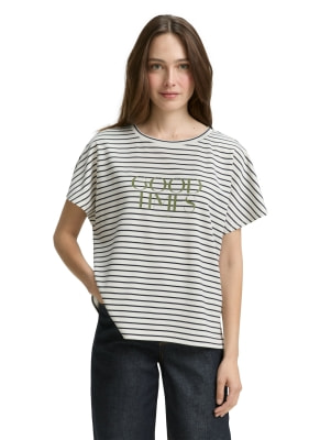 Tom Tailor Striped Print női póló