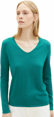 Tom Tailor Basic V-Neck női pulóver