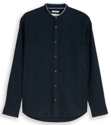 Tom Tailor Cotton Linen hosszú ujjú férfi lening Tom Tailor Cotton Linen hosszú ujjú férfi lening