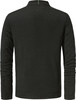 Dunkelgraues Herren-Langarmshirt mit grüner Naht am Kragen.