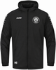Schwarze Jacke mit Logo und Initialen MB.