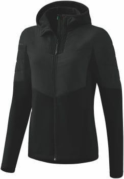 Erima Hybrid Jacke Wanderjacke mit Kapuze 93% PES, 7% EL